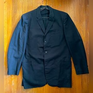 Vintage men’s 3 button grey suit coat